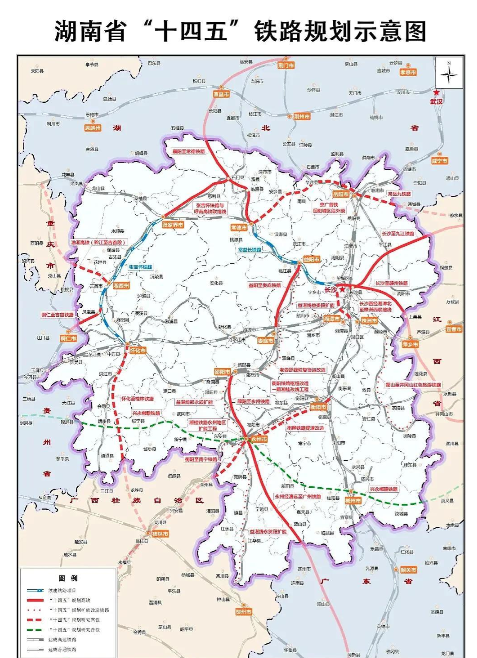 湖南省规划中益阳到娄底高速铁路线路设计走向
