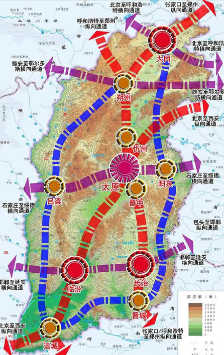 长治高铁线路图图片