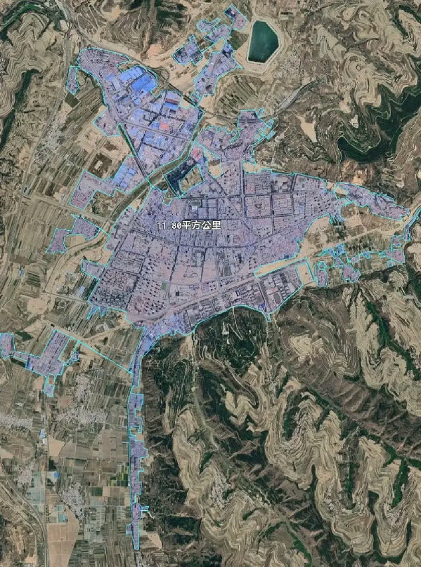 甘肃省平凉市5县1区1县级市建成区面积排名