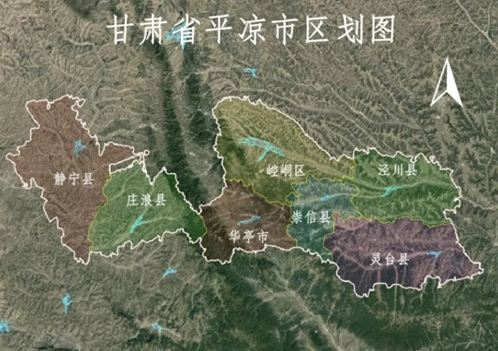 甘肃省平凉市5县1区1县级市建成区面积排名