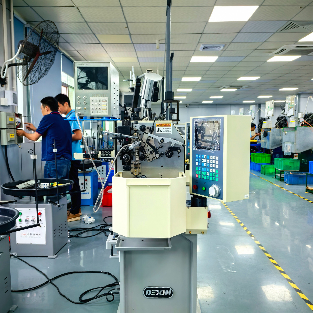 玖胜五金弹簧有限公司:新增两台压簧机助力发展!