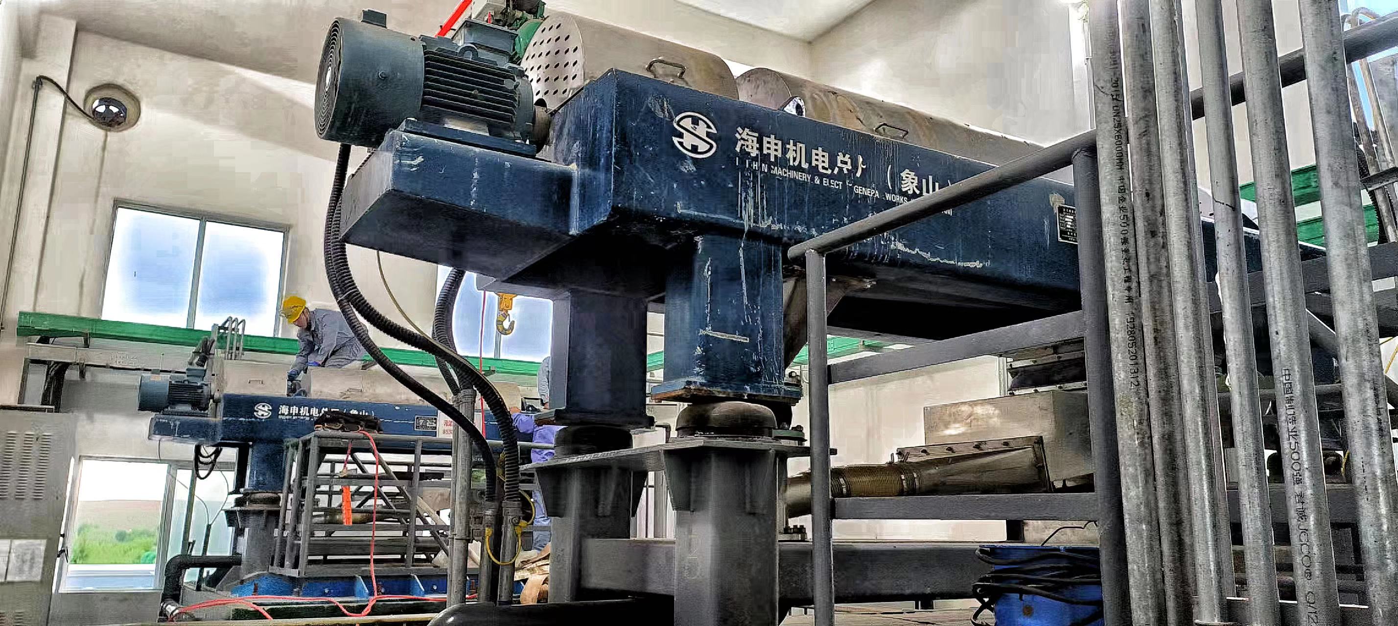 海申卧螺离心机差速器需要维修步骤