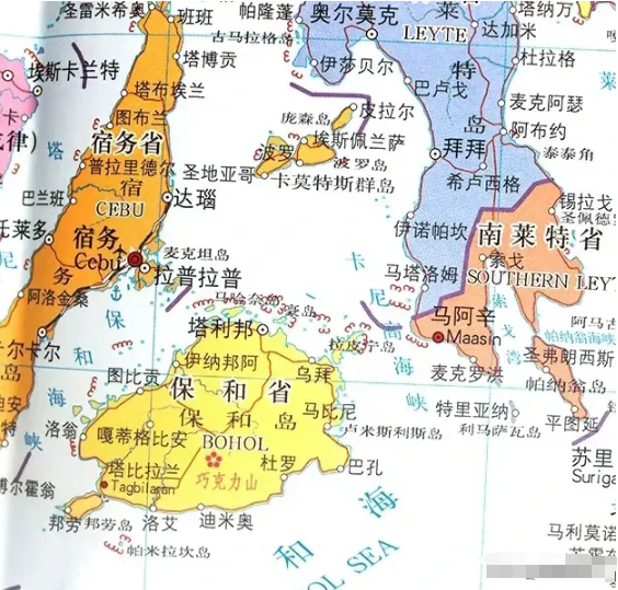 薄荷岛——菲律宾第十大岛屿——,也叫保和岛,岛上有巧克力山!