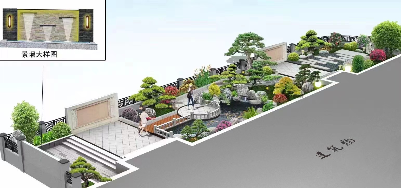 庭院鱼池假山造价