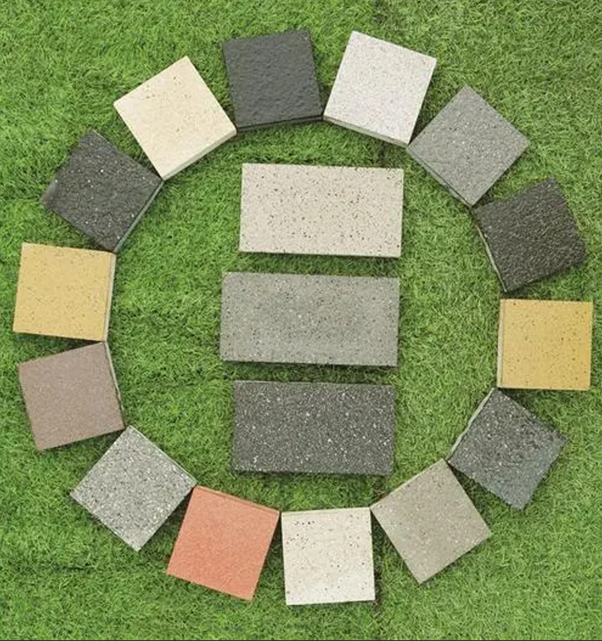 pc砖是预制装配混凝土砖,具备高强度,耐久性,轻质化,丰富色彩纹理及