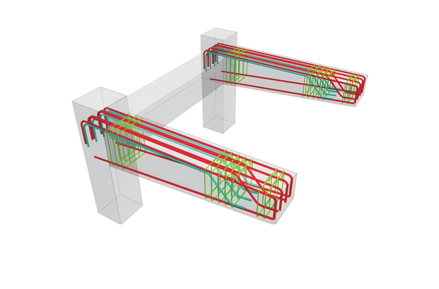 纯悬挑梁钢筋安装要点