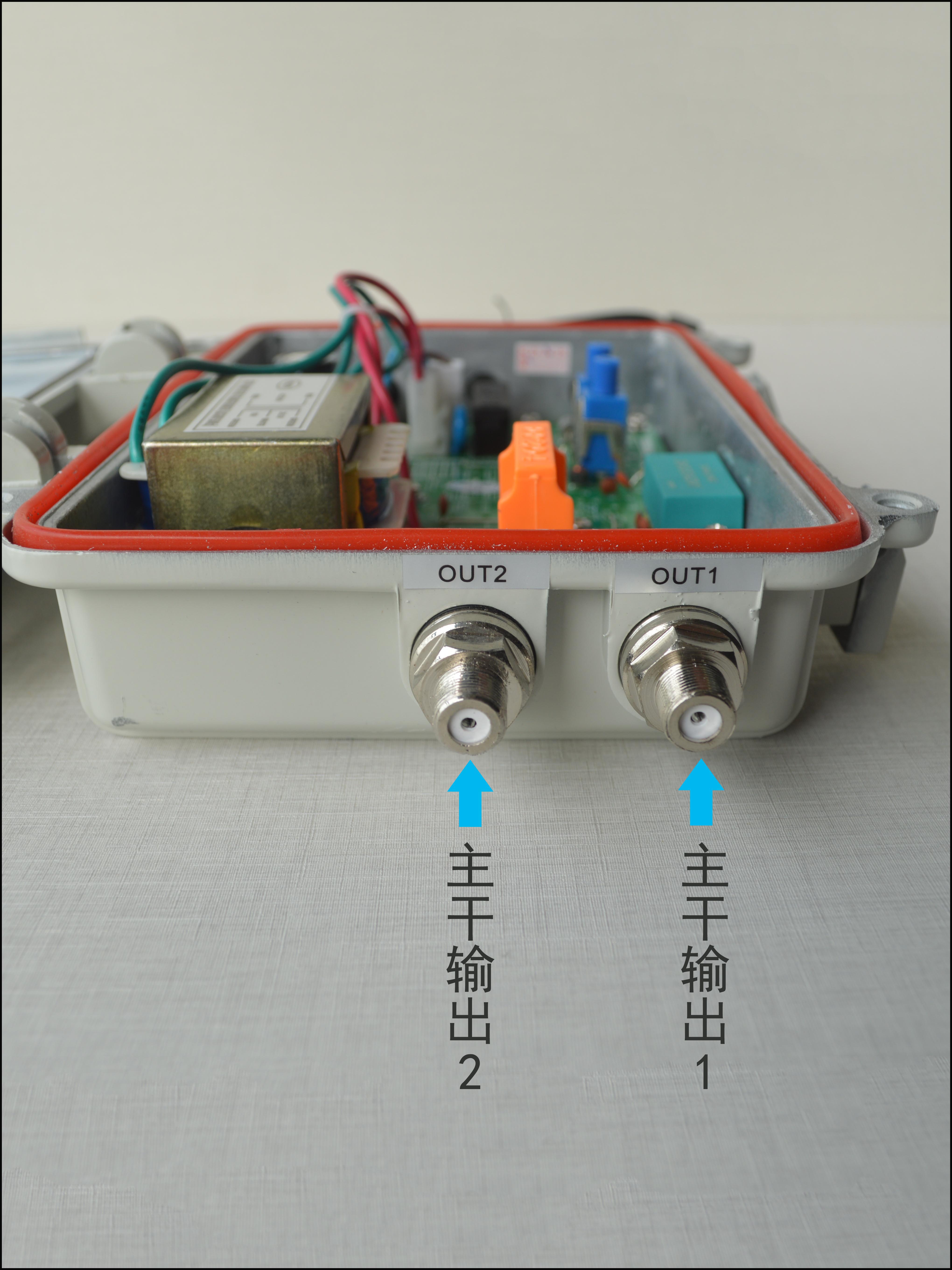 有线电视模拟数字信号放大器内部结构图片全景式详细介绍说明