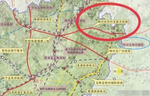 柳州高铁线路图图片