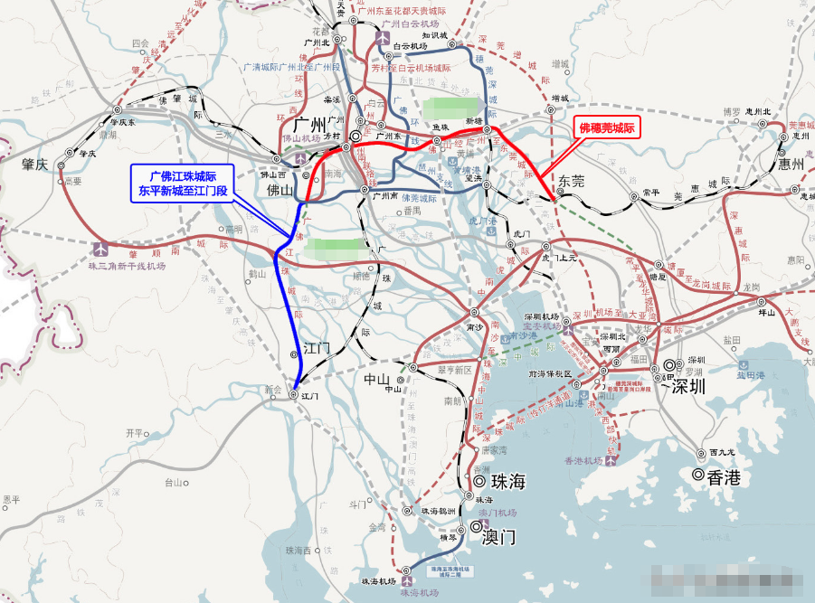 江门高铁线路图图片