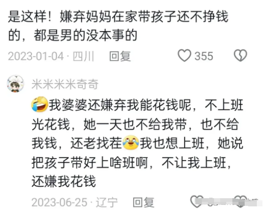 全职太太的悲哀!网友:打了三次电话 给了30块钱