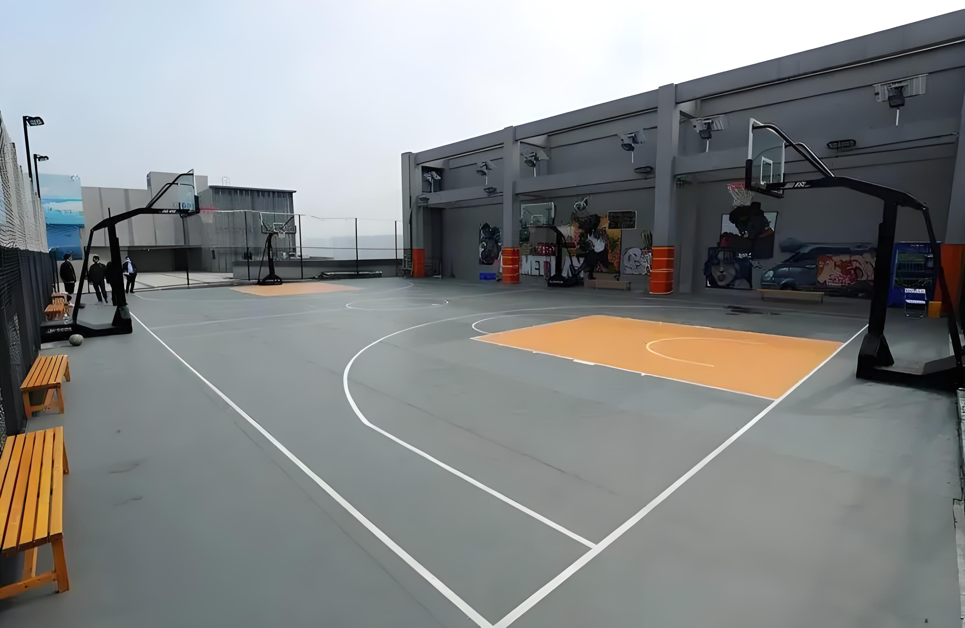 楼顶天台篮球场建设施工流程及注意事项