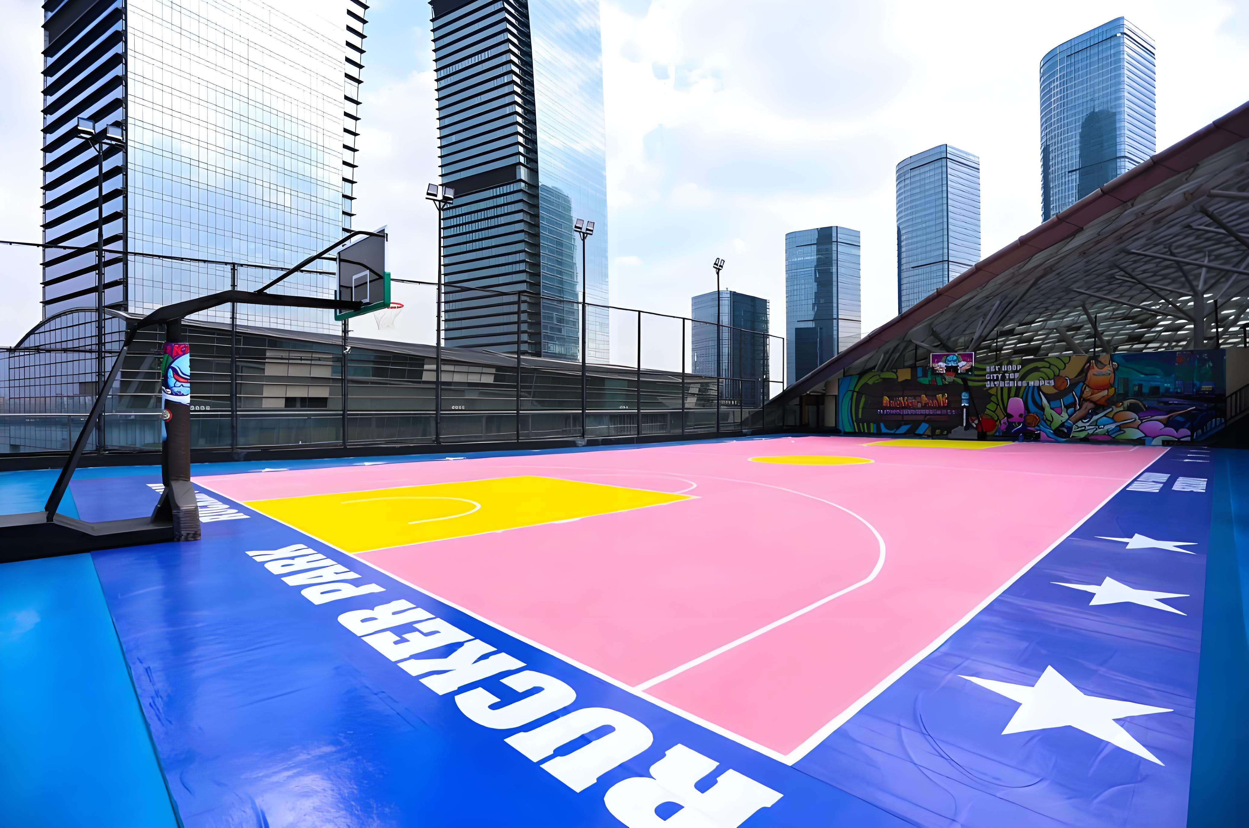 楼顶天台篮球场建设施工流程及注意事项