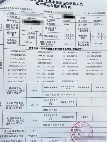 工龄30年个人账户金额64440.77元,湖南某灵活就业人员退休金曝光