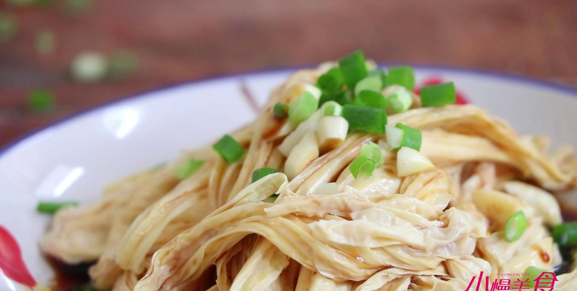 鸡汁青菜腐竹,家常美味的简单秘诀