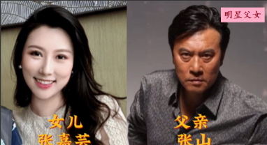 12对演员父女比照,张山的女儿气质堪比大明星,张潮的女儿最养眼