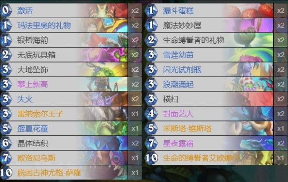炉石传说t0卡组代码