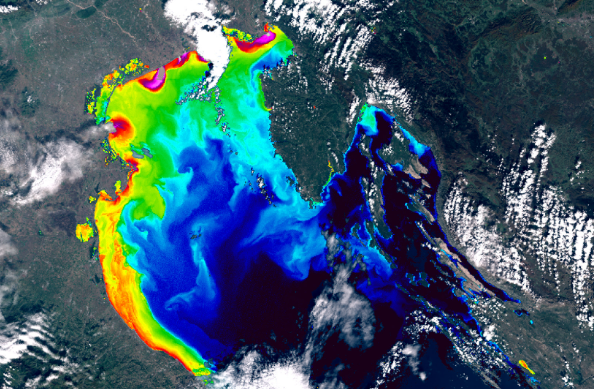 卫星遥感光谱水质分析