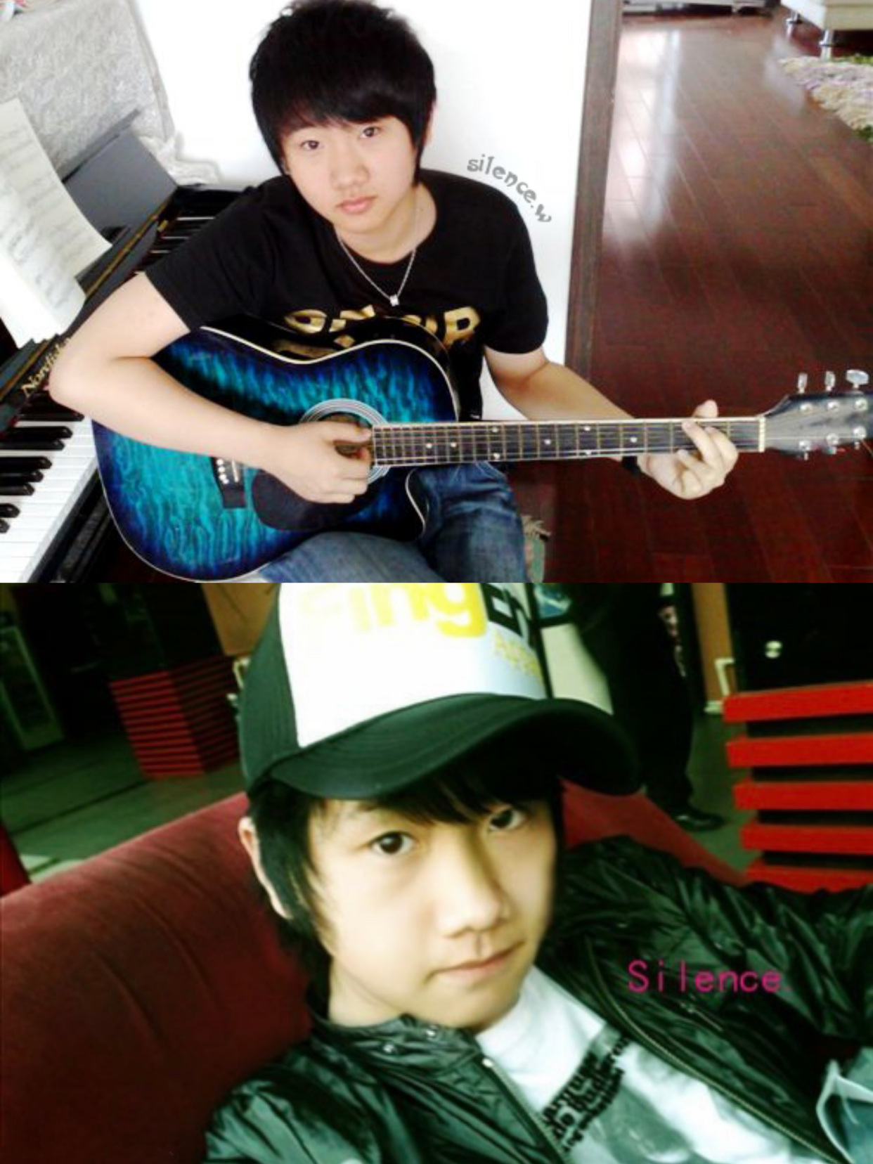 汪苏泷大学时期青涩照 在沈阳音乐学院南校区就读