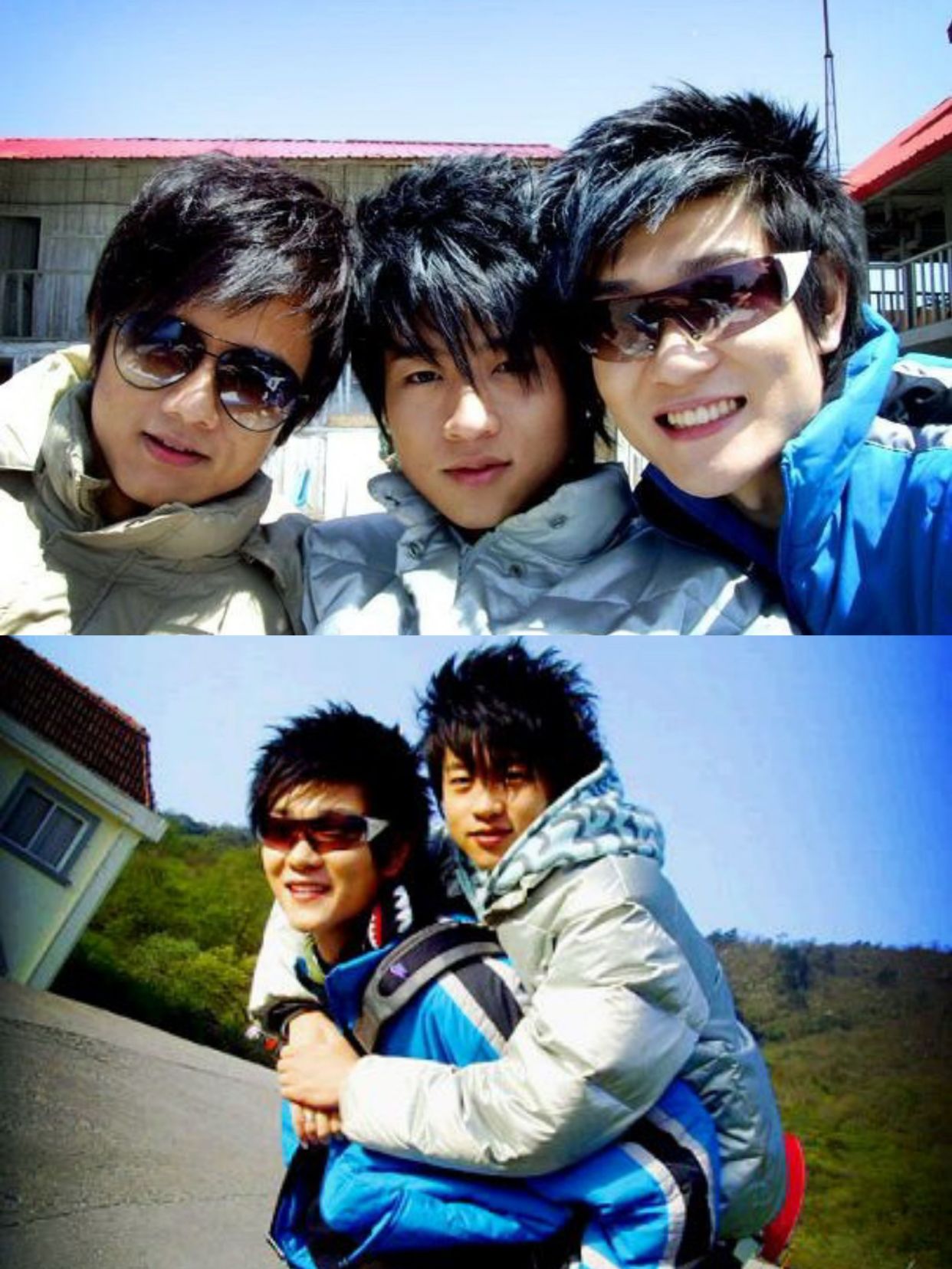 魏晨,张杰,王铮亮快男成都赛区生活旧照