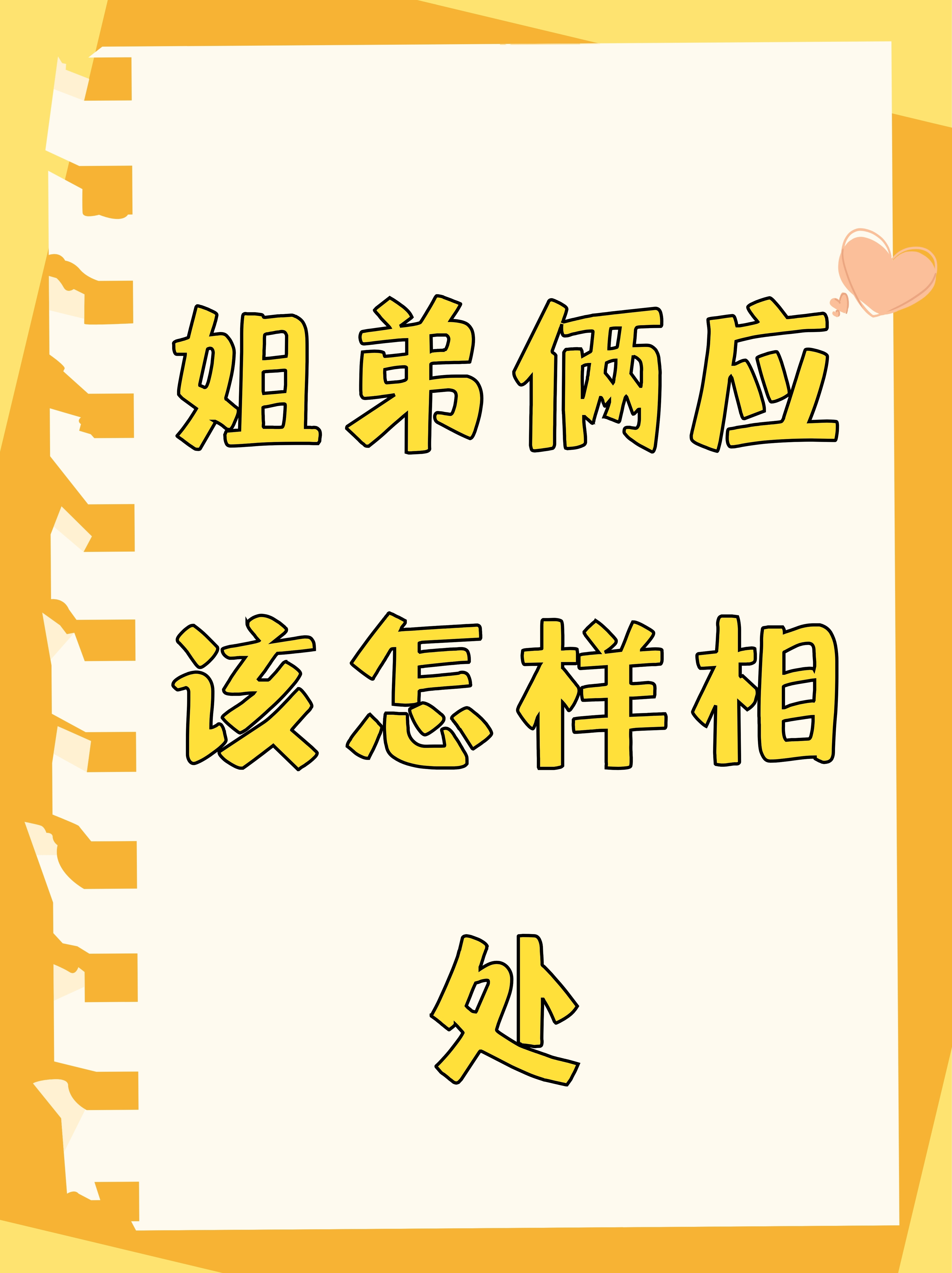 姐弟的关系是什么关系