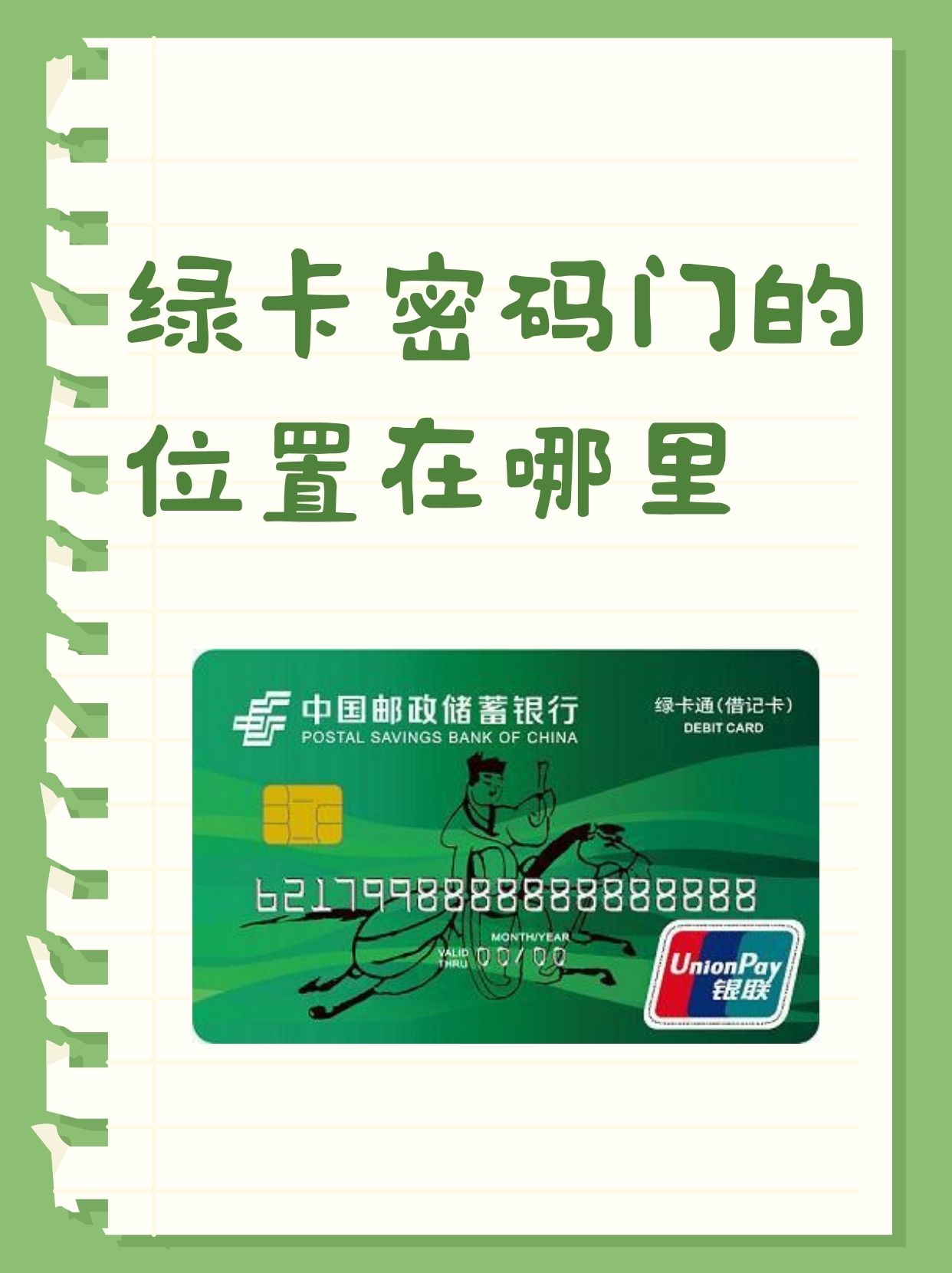 绿卡密码门的位置在哪里