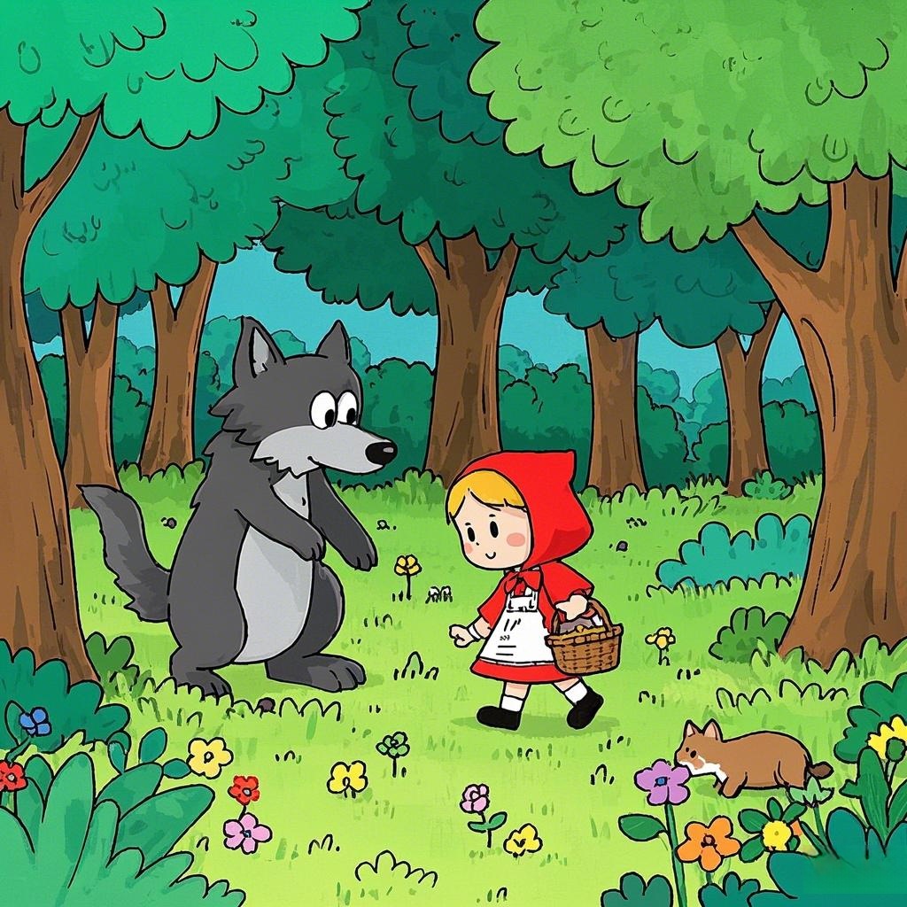 童话故事-小红帽