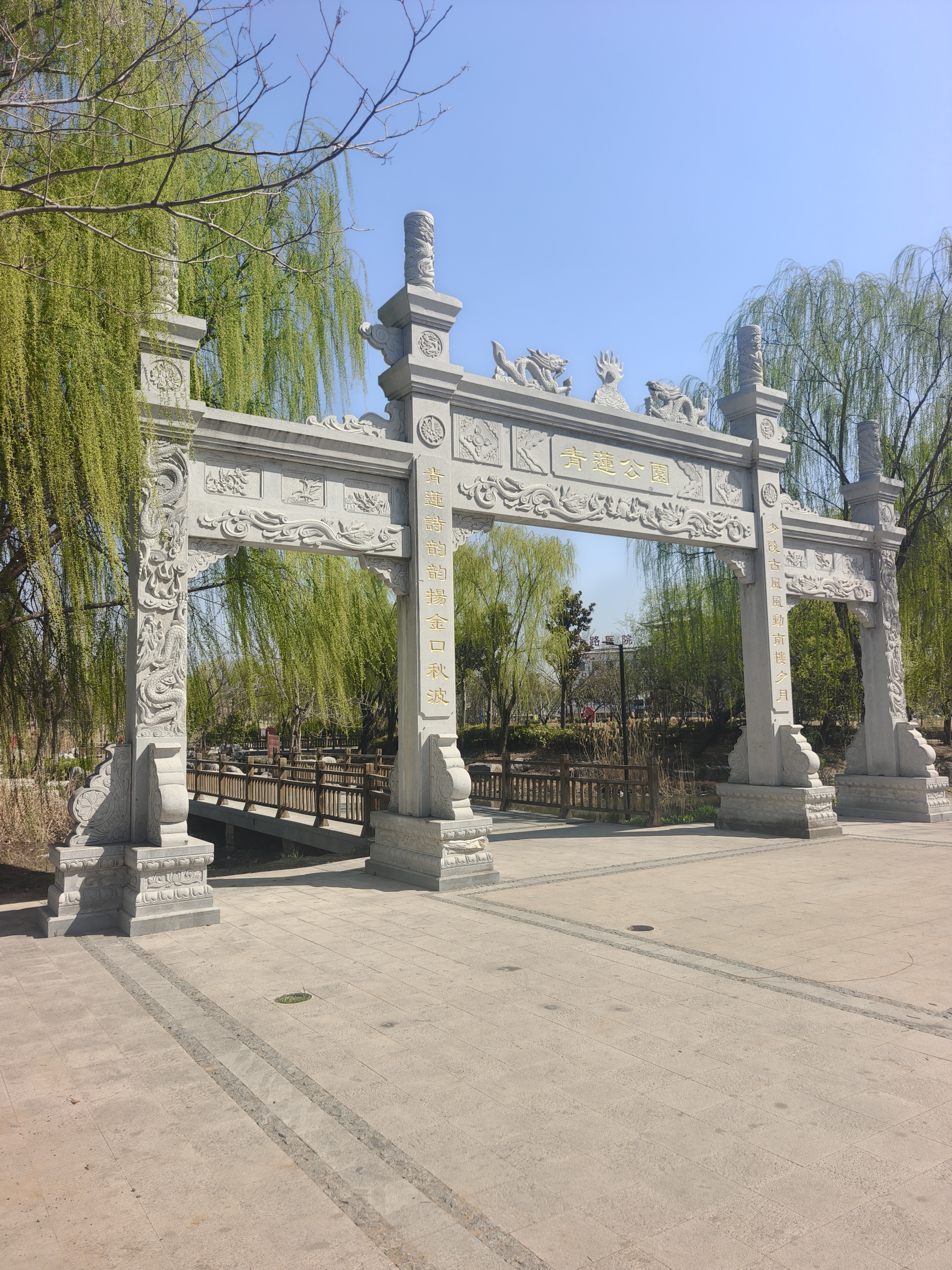 陵园石材门楼图片样式