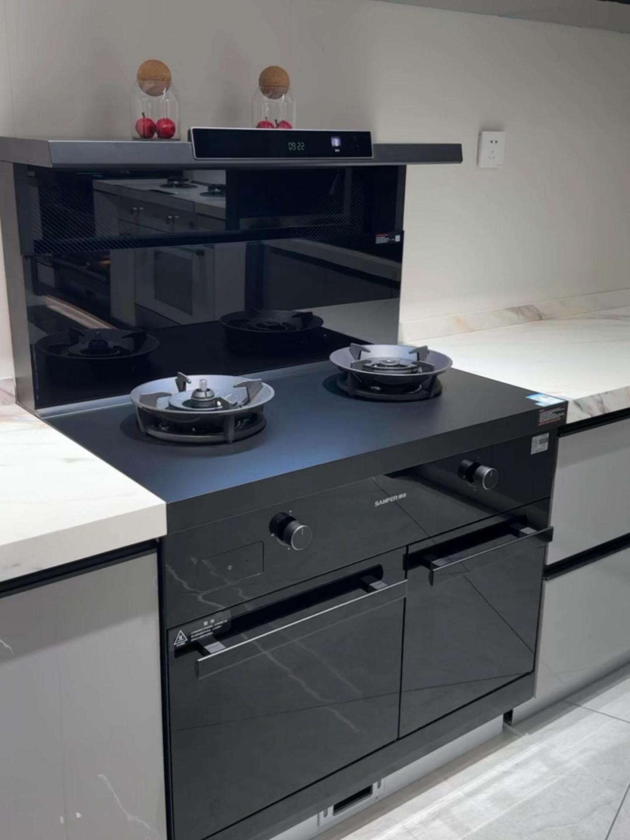 悬浮幻斐雪派克抽烟机下吸式整体炉灶卡洛特s3集成灶欧格仕集成