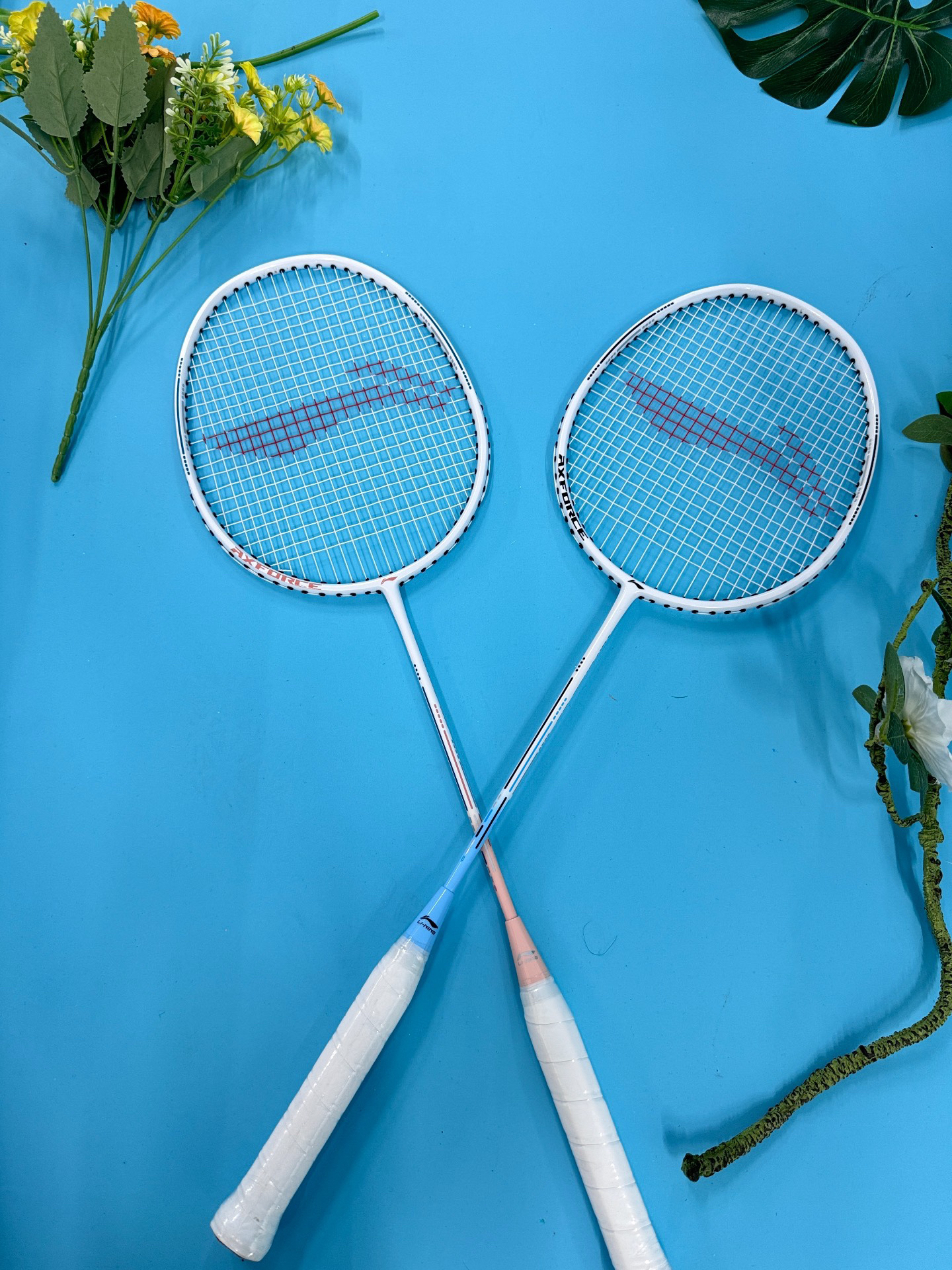 推荐类# 李宁羽毛球拍 有这副对拍真的分分钟激起我的打球欲望 拍子