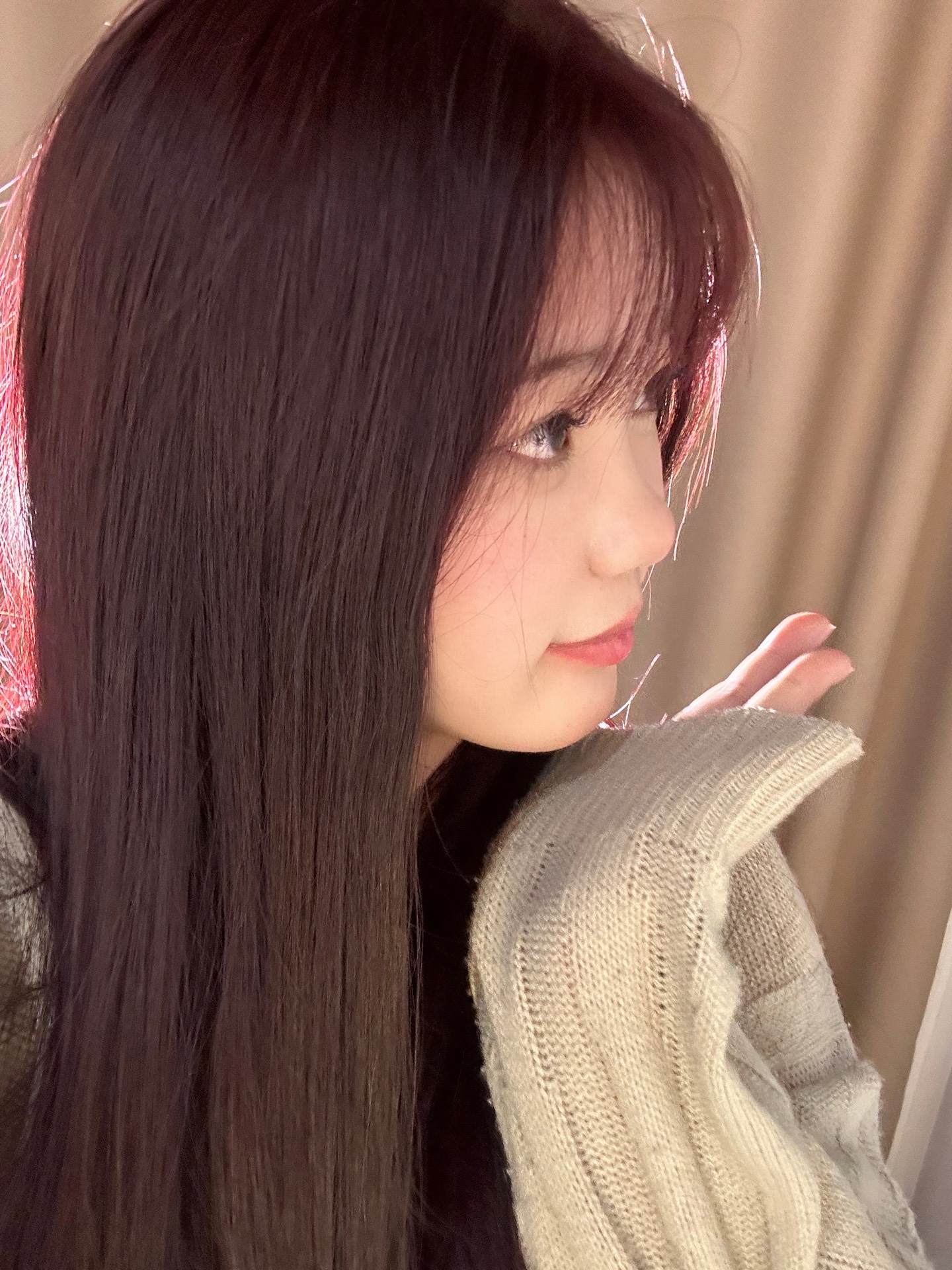 这个颜色也太高级了吧 阳光下拍照非常漂亮 整个人