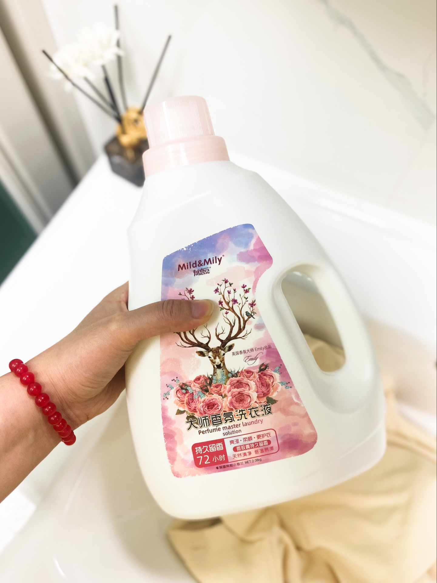 种若有似无的淡淡花香味道尊嘟我只是用了这个洗衣液麦德觅mild&mily