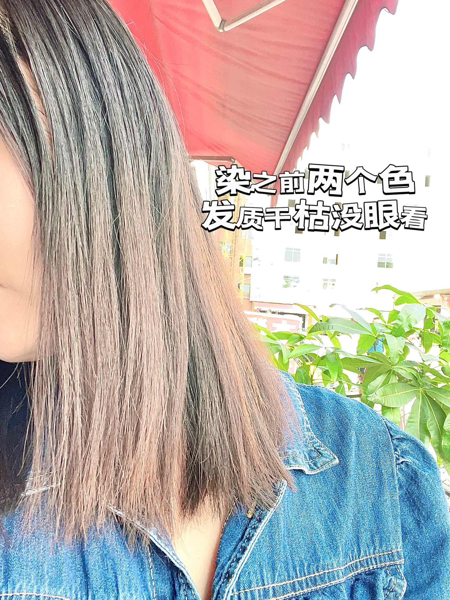 我选的ohbt染发膏栗棕色一点不踩雷 不仅显肤白头发还健康顺滑 操作