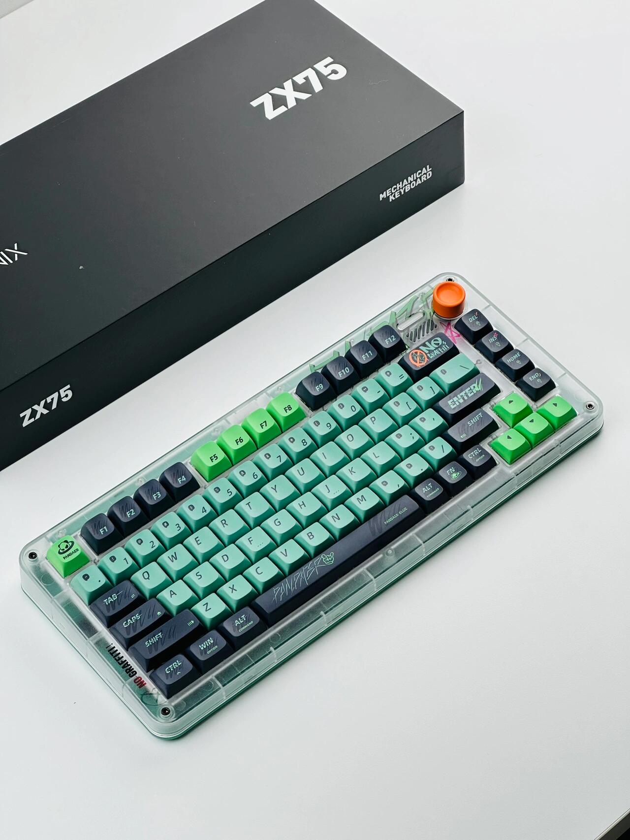 推荐类# 超旋音透明机械键盘||收到这个pandaer ×