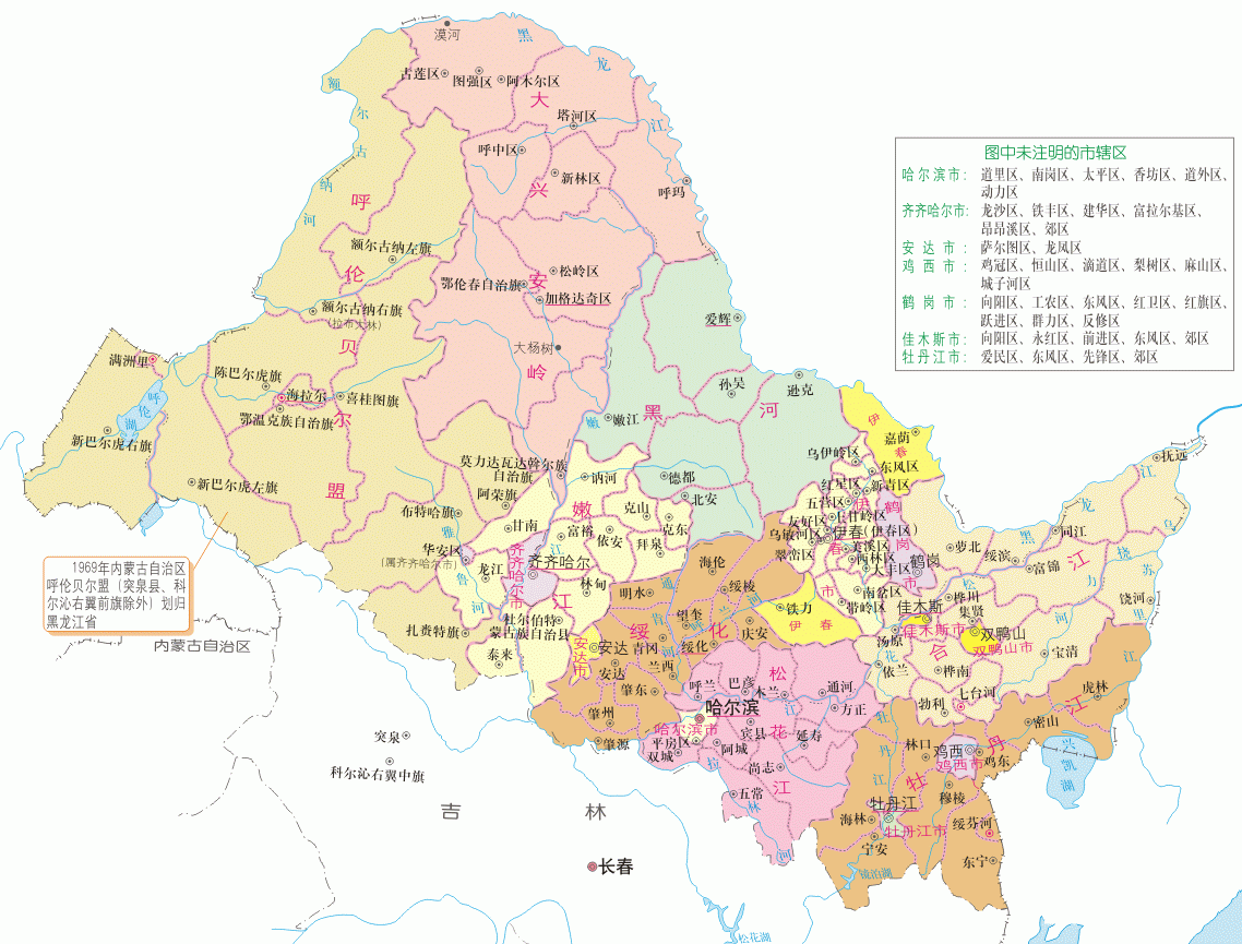 黑龙江省宝泉岭地图图片