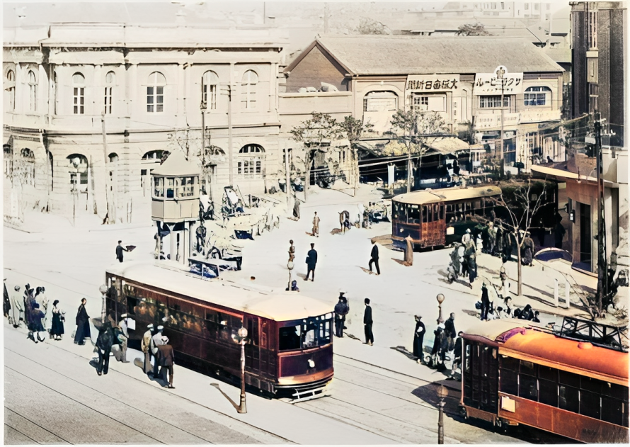 1921年,日本情报人员拍摄的大连市,100年前的大连竟是如此发达