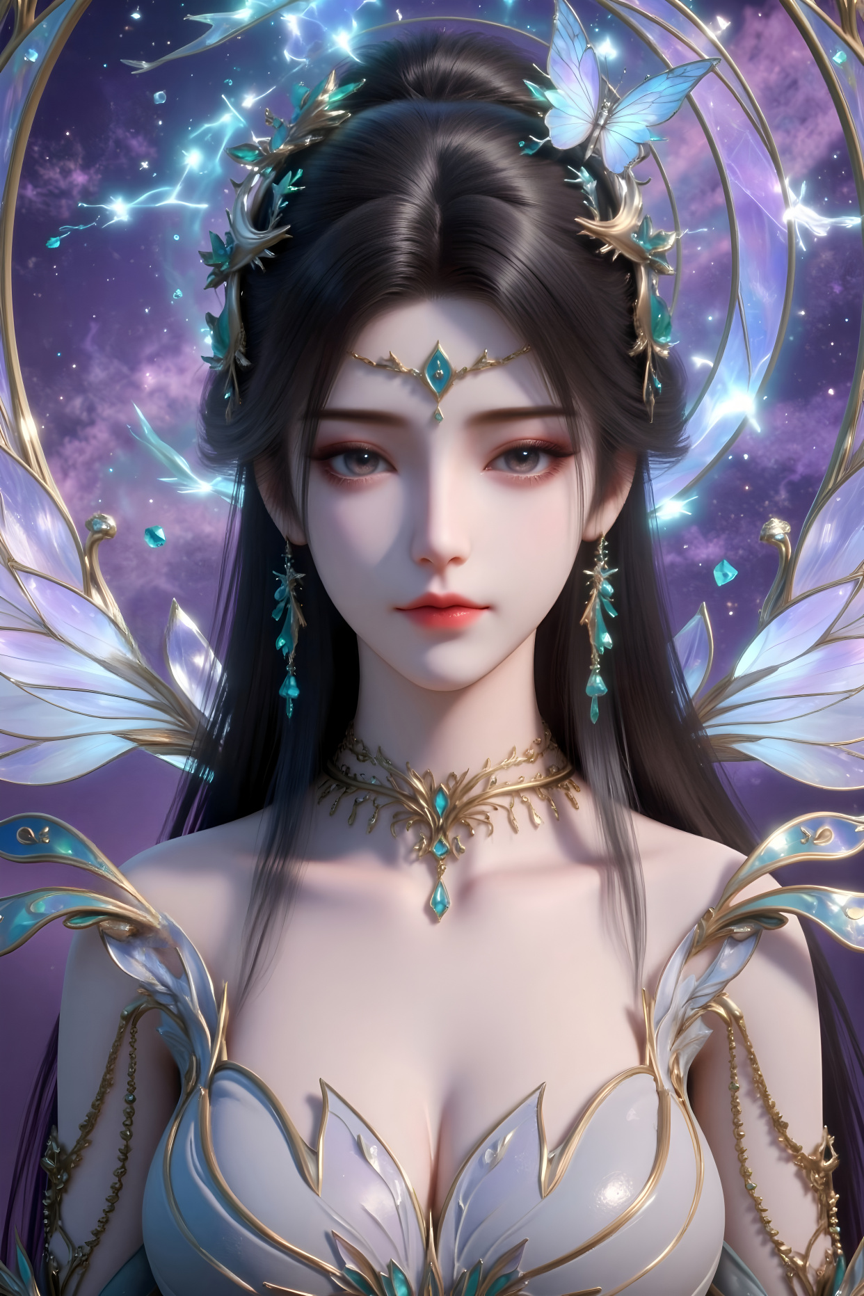 星辰变姜立壁纸:纯净神女与深海情缘的视觉盛宴