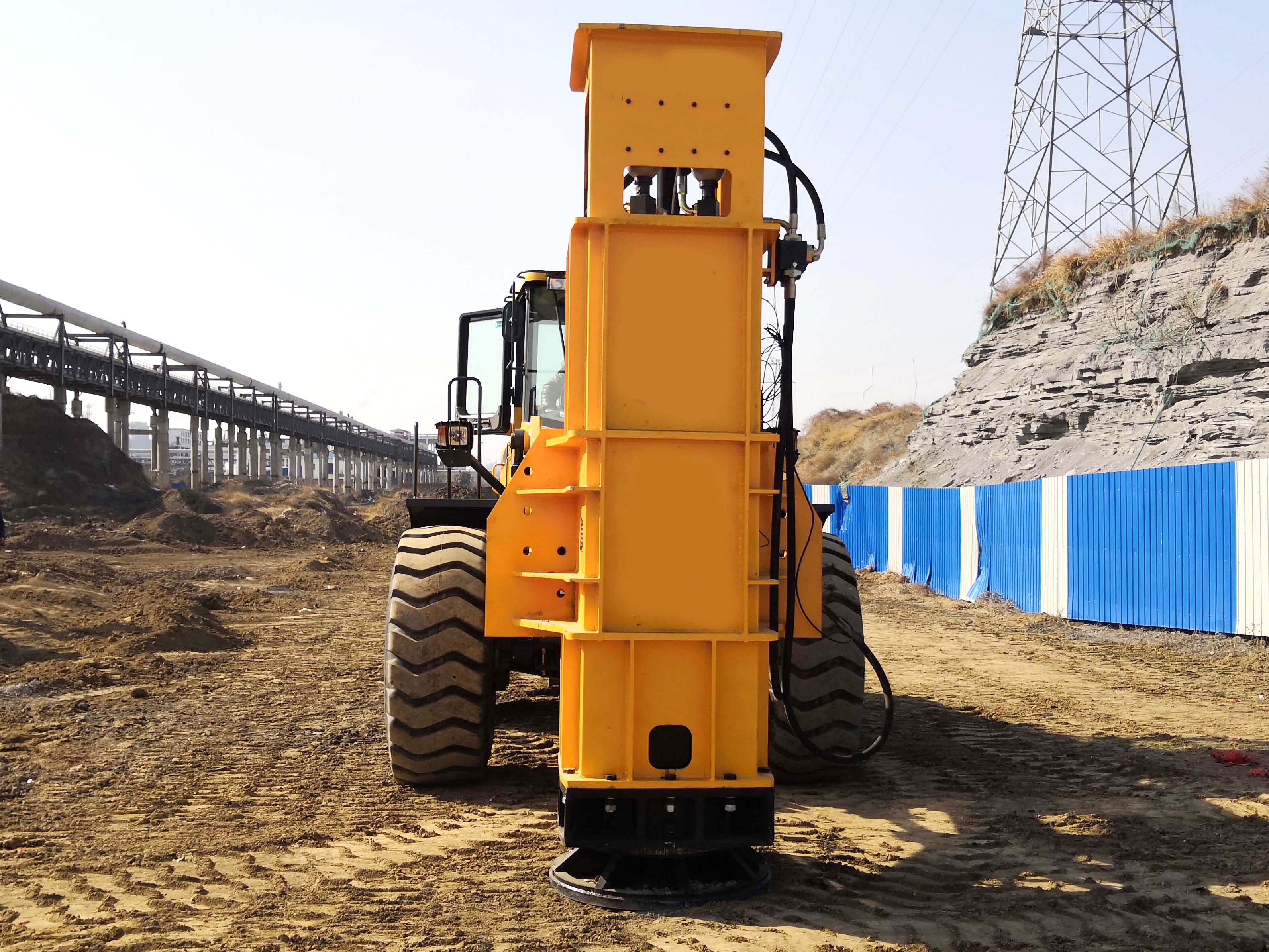 高速液压夯实机在公路路基夯实施工中的应用