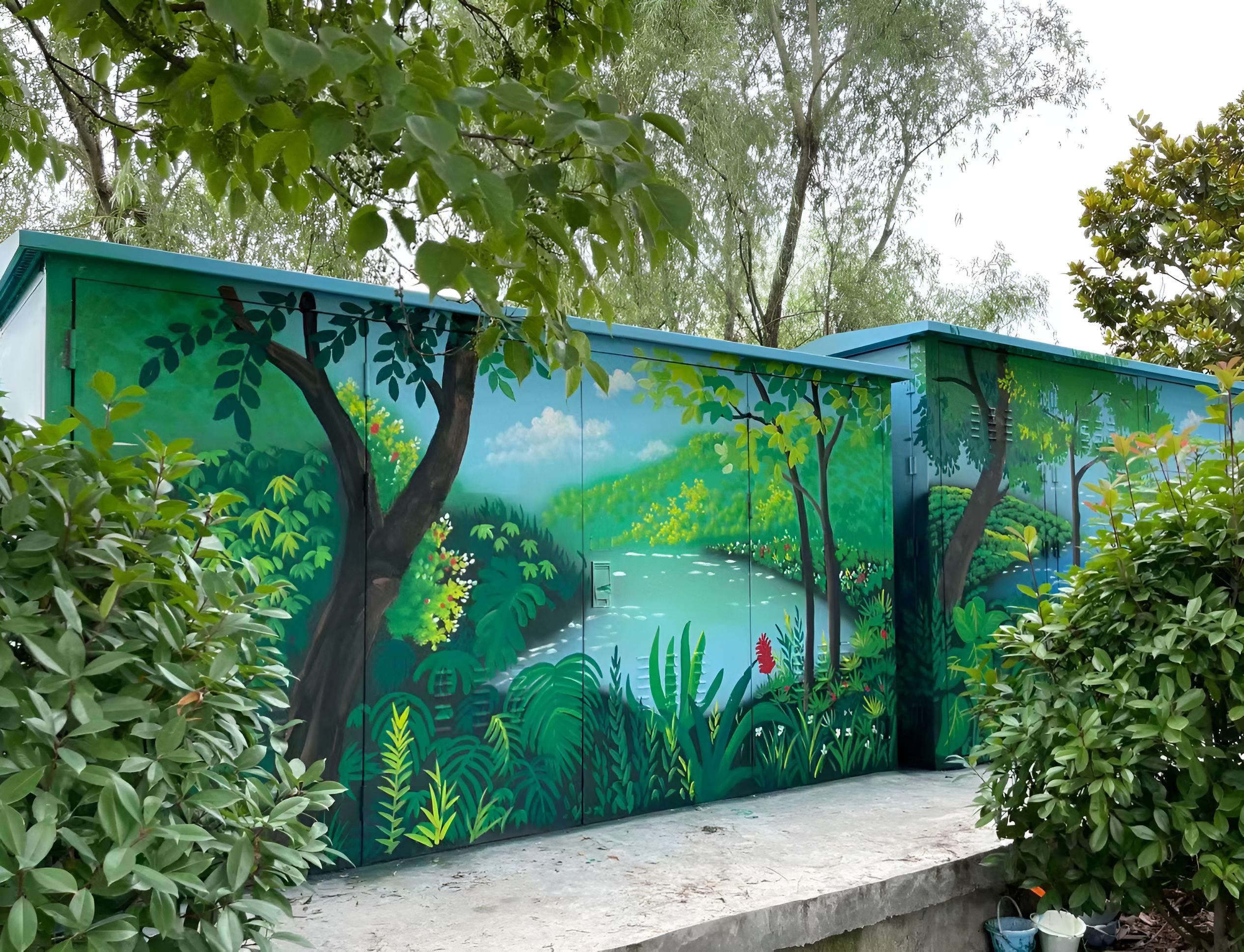 广州荔湾越秀海珠墙绘壁画墙体彩绘墙面手绘墙涂鸦绘画团队