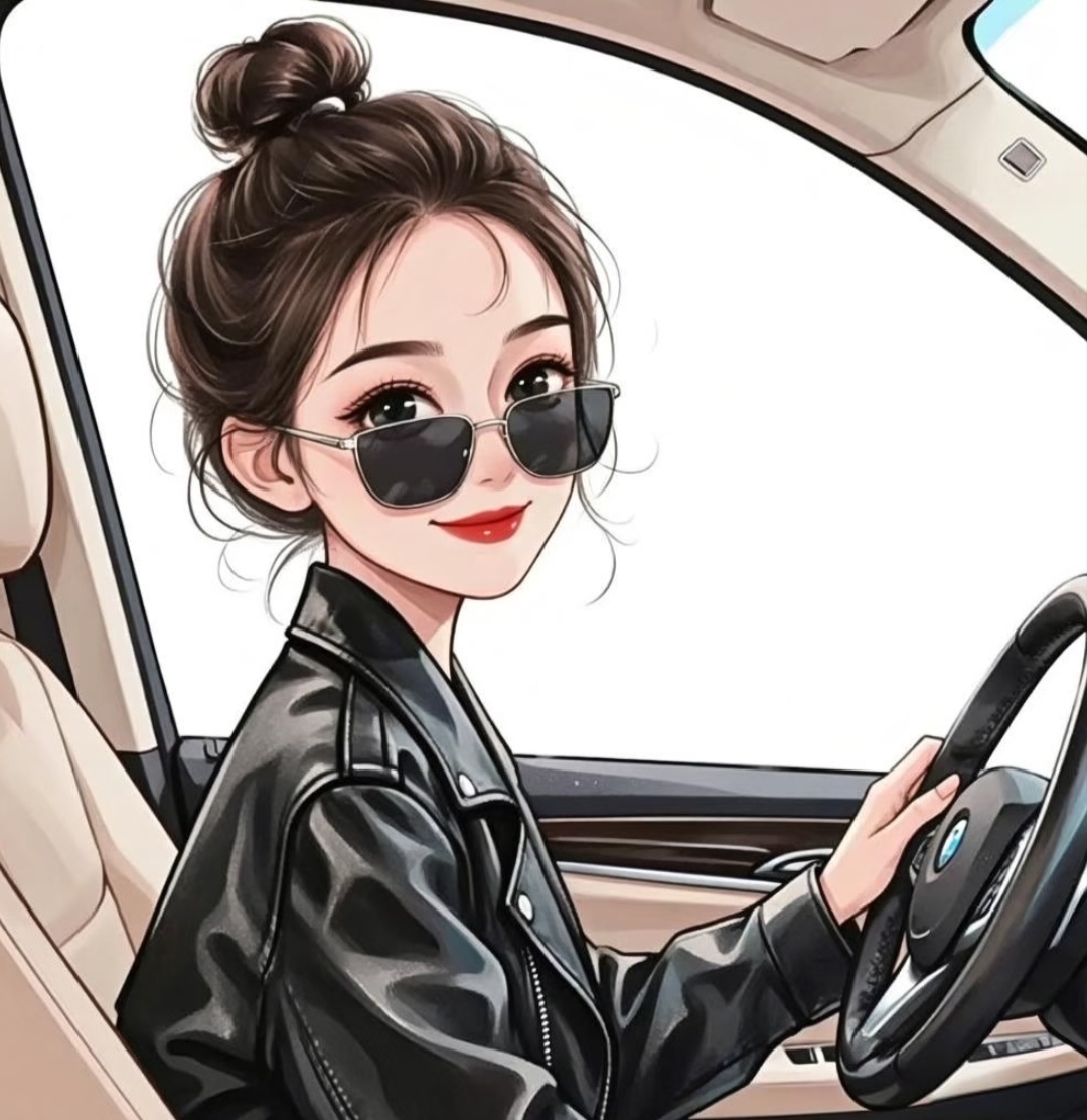 女人开车时,这么发圈,也太有感觉了吧