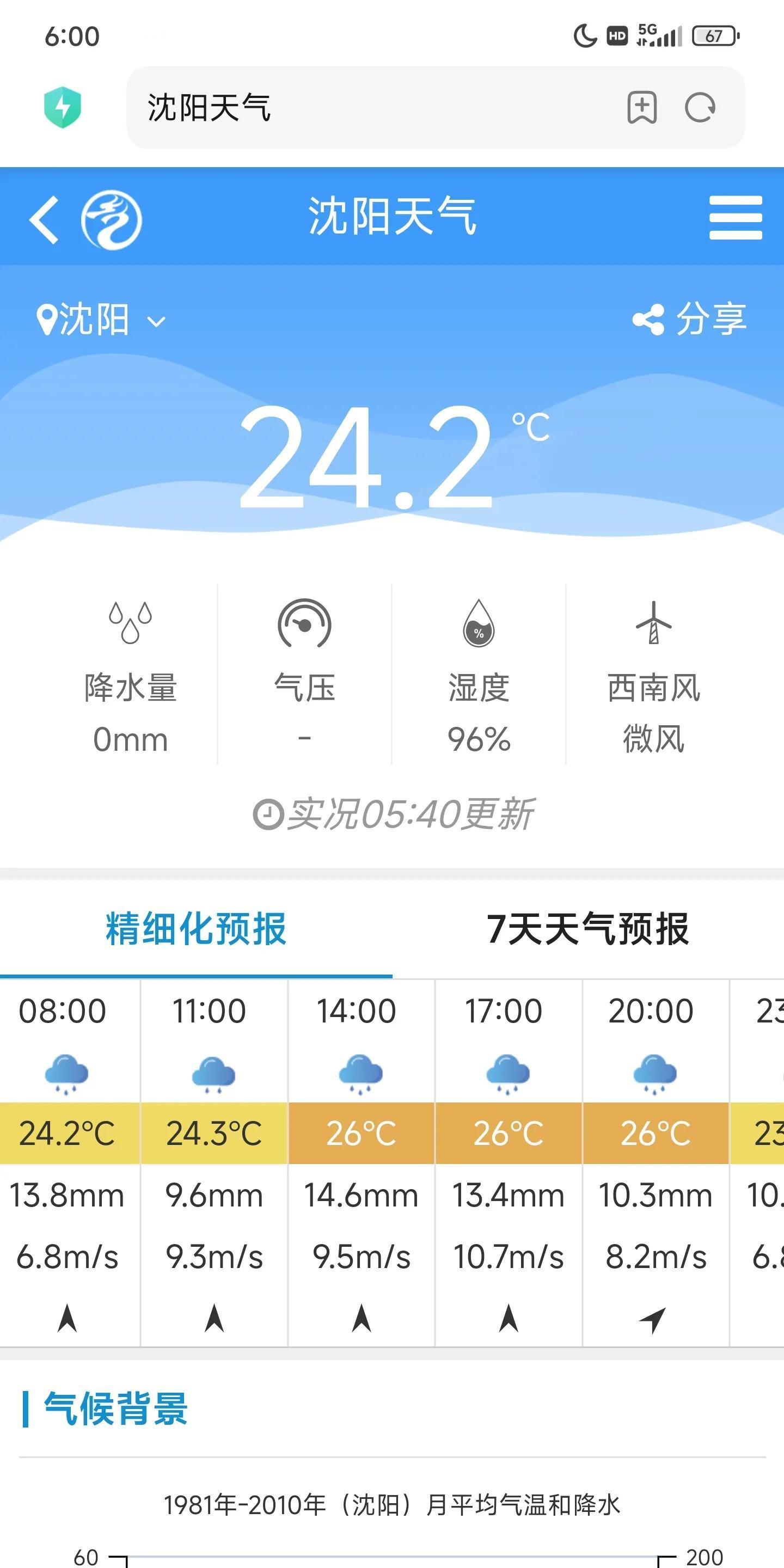 天气预报沈阳明天预报 天气预报沈阳明天预报