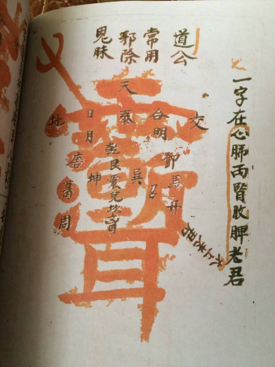 道符家箓本法《教道金讳字令》讳字 讳秘 光清绪一十年