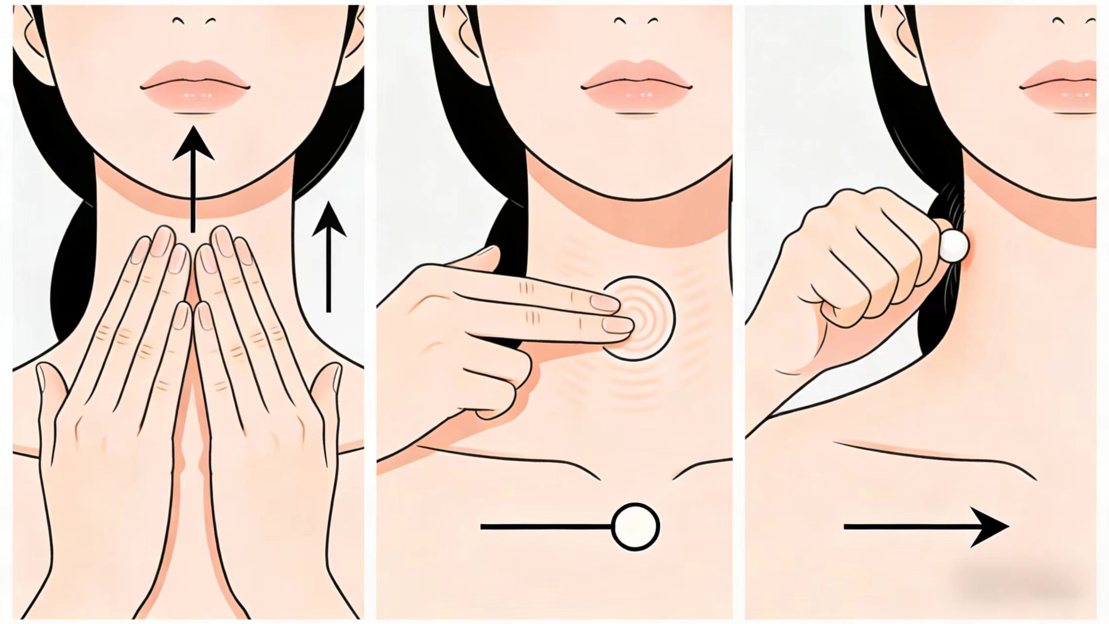 8年美容师教你2招在家 变成天鹅颈拥有顺滑发,超级简单!