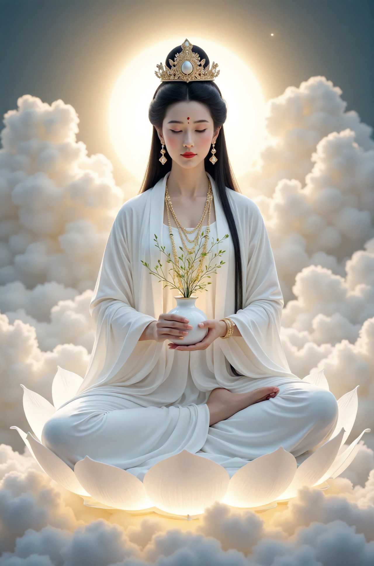 《超美观音佛像壁纸大全,护佑平安又养眼》