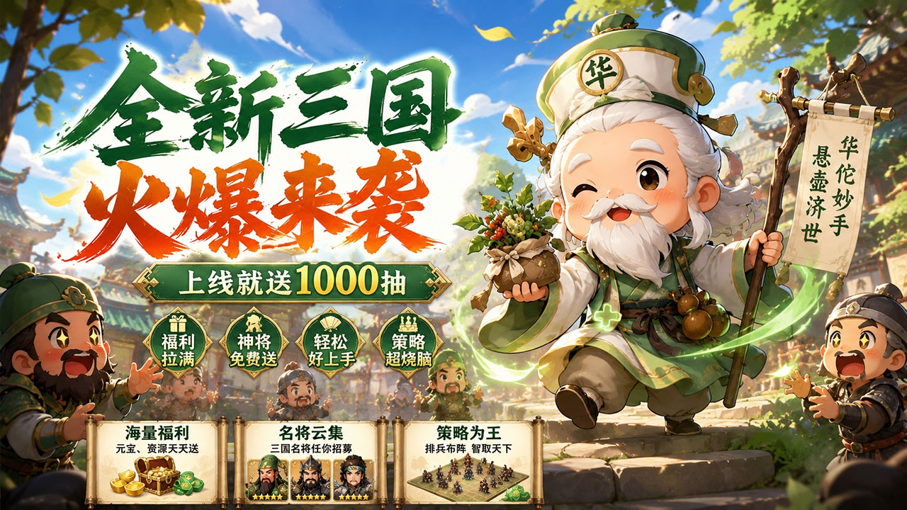 醉计三国宣传图
