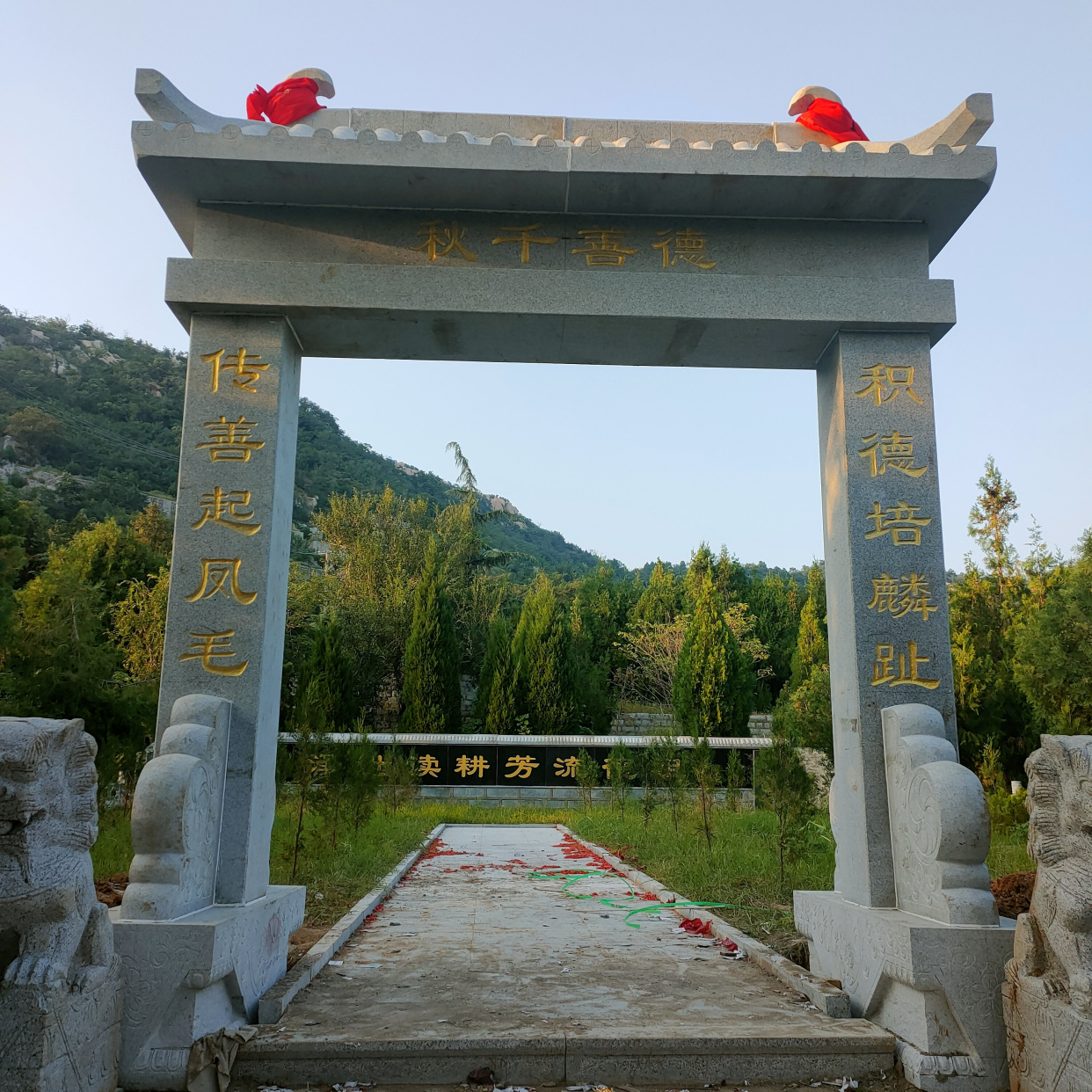 福建省景区入口牌坊图片样式