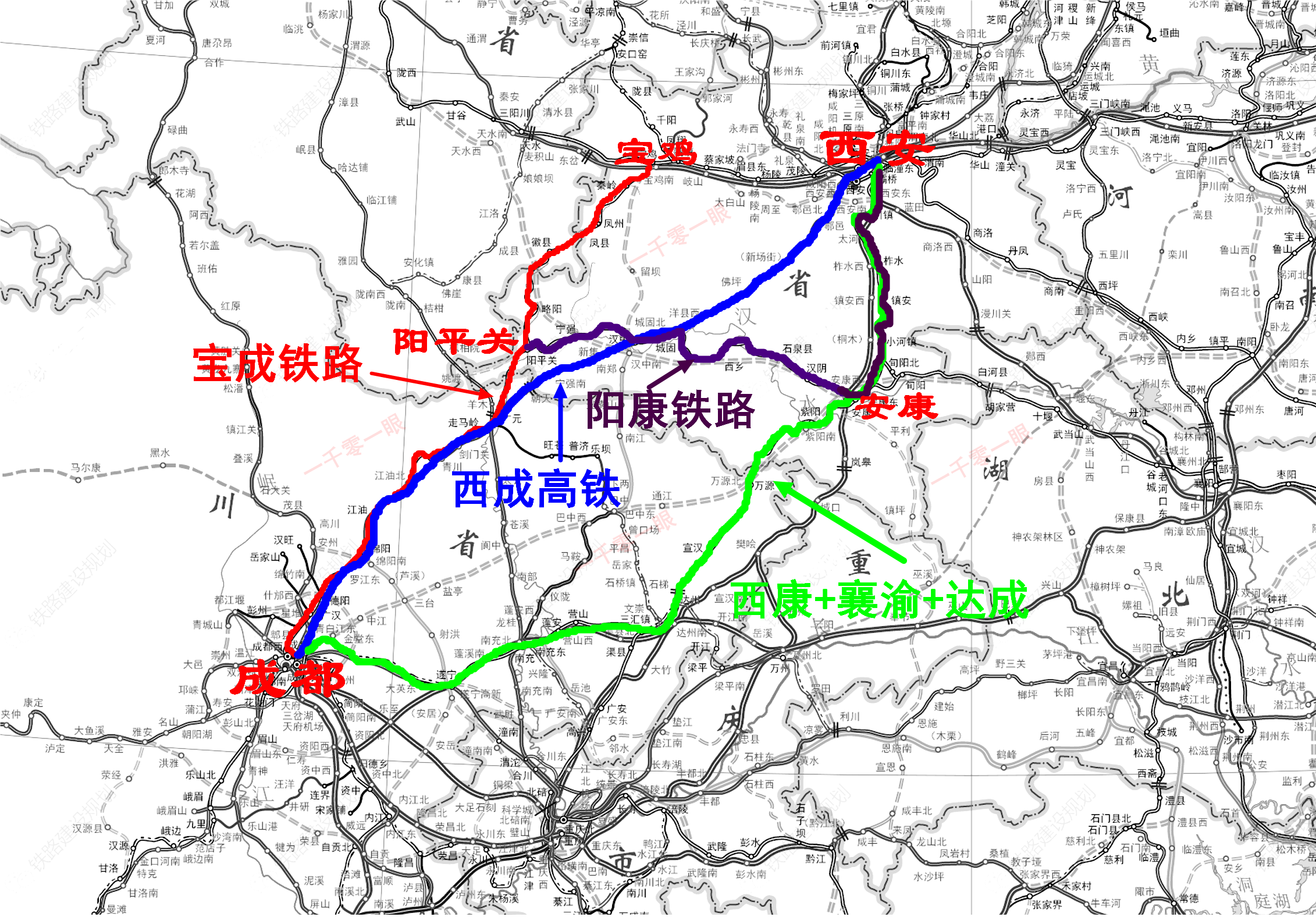 宝成高铁线路图详细图图片