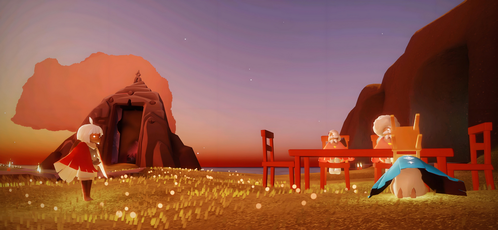 光遇红色光芒在哪儿