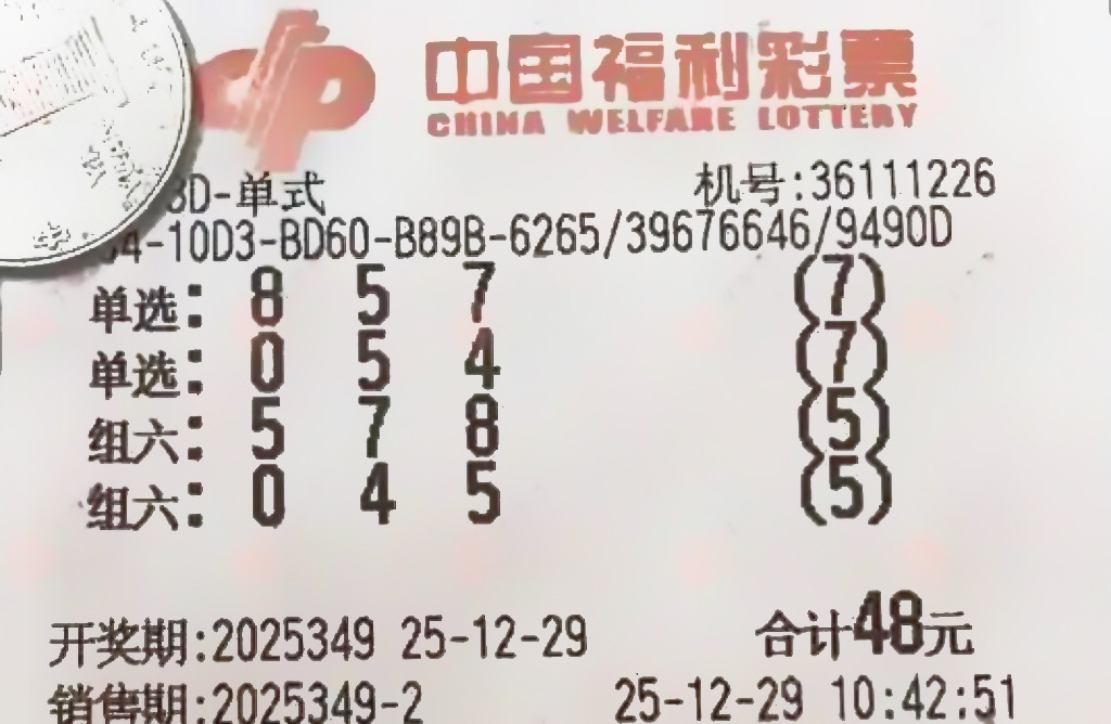 福彩3d第25349期晒票:得到是意外的馈赠,失去是成长的修行