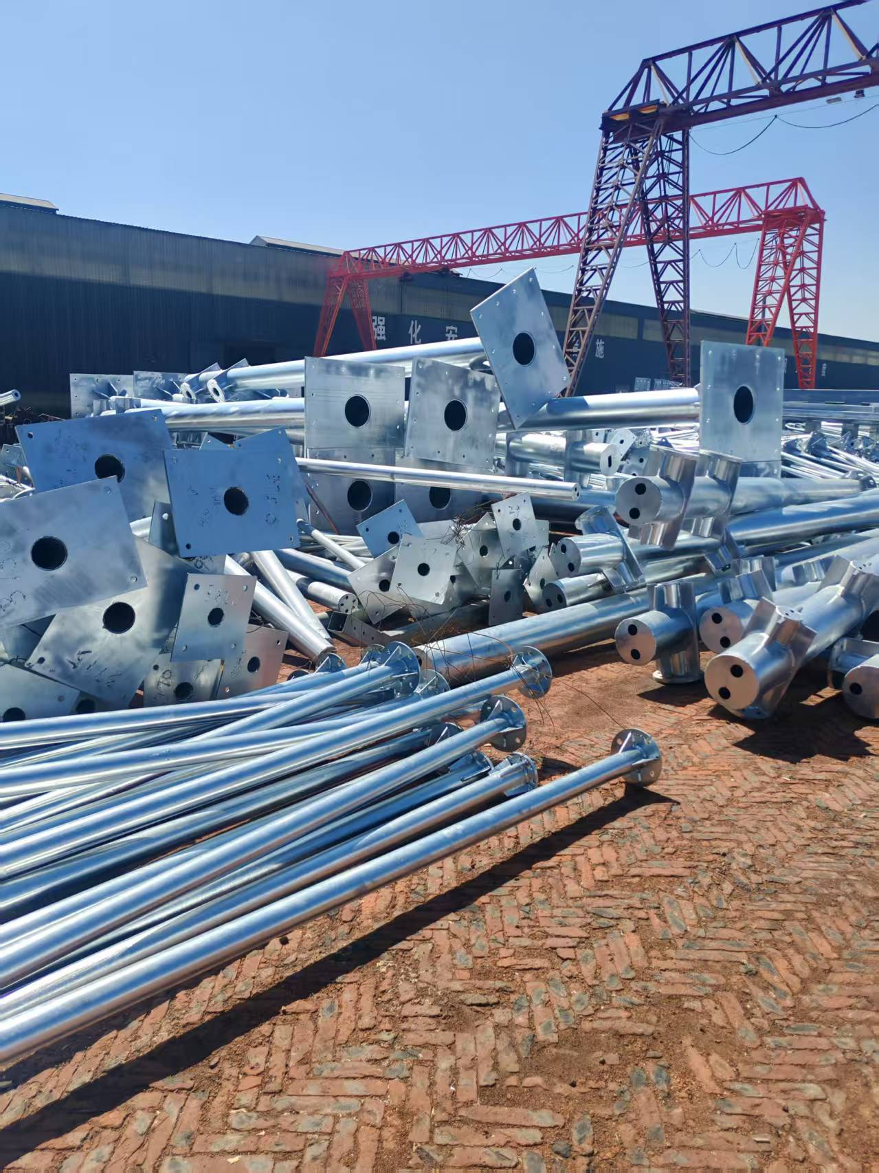 托克托县单柱式标志杆指示警示牌