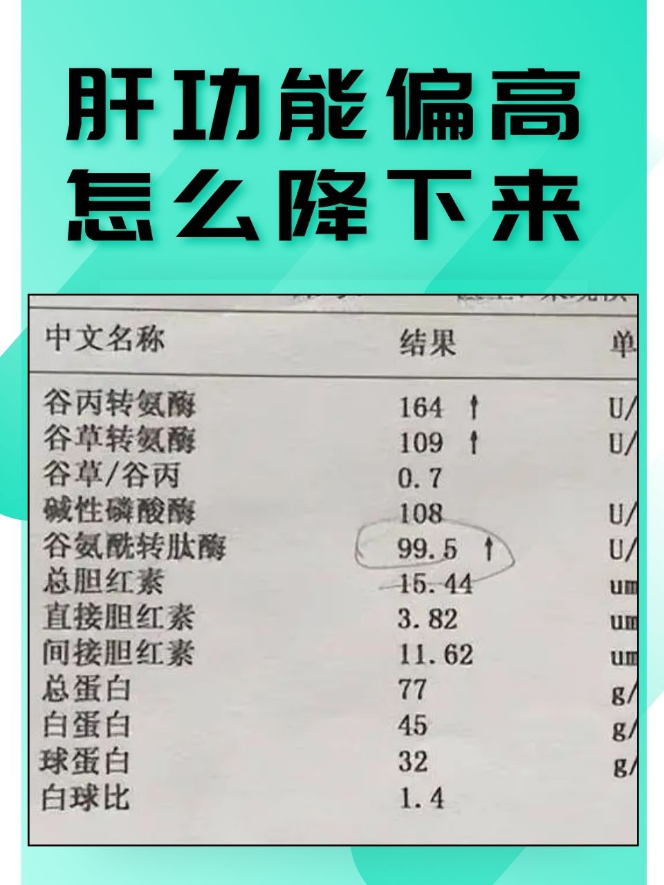 肝功能偏高怎么降下来?